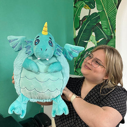 Peluche Squishable – Dragon d’Eau