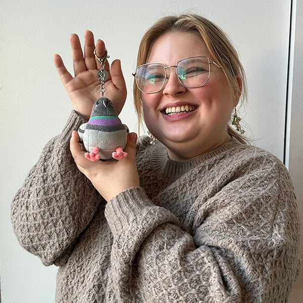Peluche Micro Squishable – Pigeon