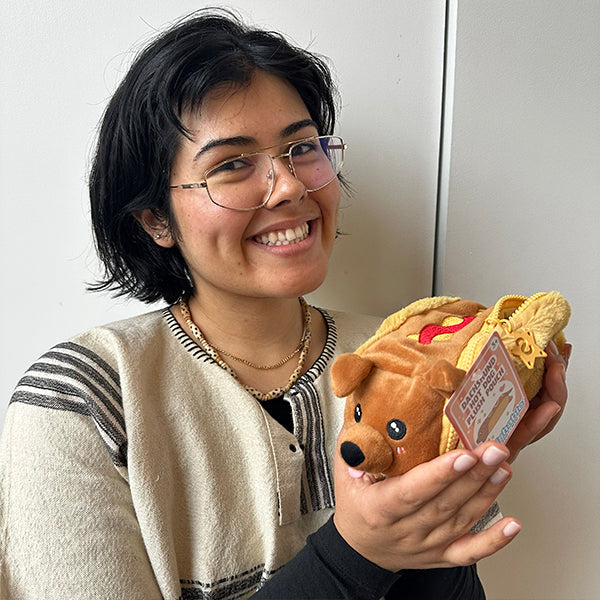 Trousse Peluche Squishable – Teckel Hot-Dog