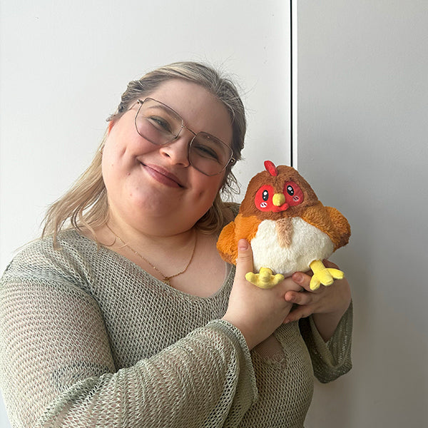 Peluche Snacker Squishable – Poule