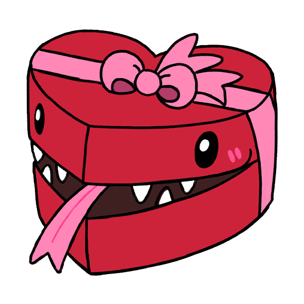 Peluche Mini Squishable – Boîte Mimique – Saint-Valentin