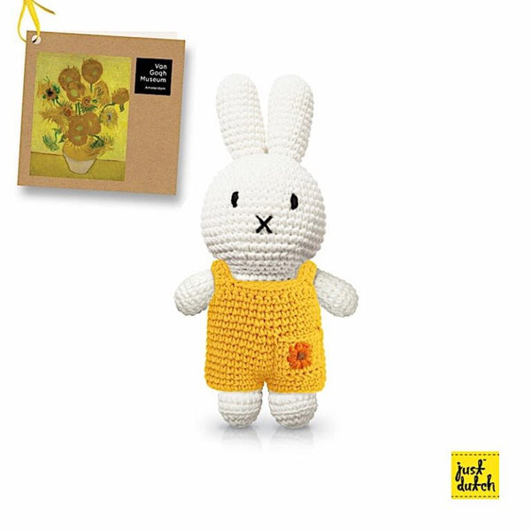 Peluche en Crochet Lapin Miffy - Salopette Classique - Tournesol