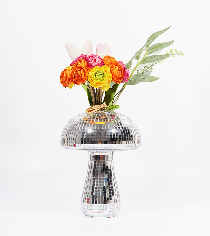 Disco mushroom vase