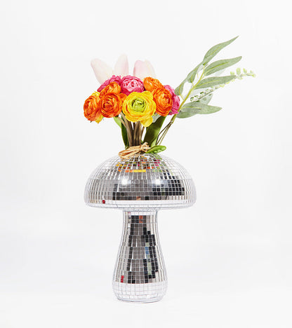 Disco mushroom vase