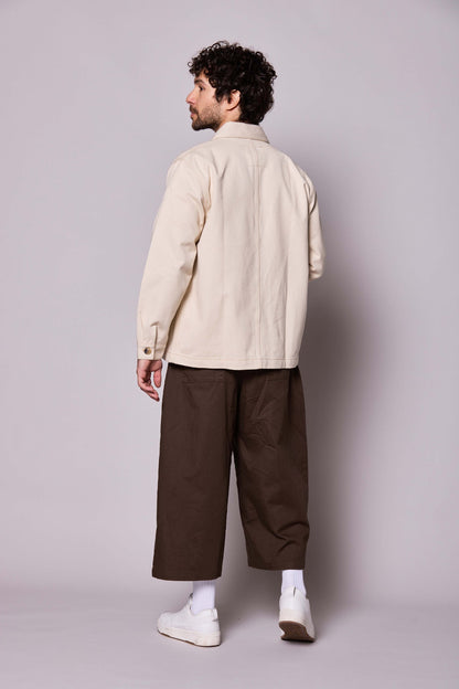 Veste mixte Marcel Écru