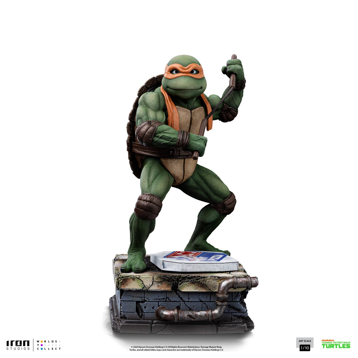 Michelangelo Statue - TMNT Movie - Art Scale 1/10 - Iron Studios