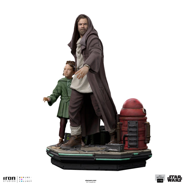 Statue Obi-Wan and Young Leia - Star Wars: Obi-Wan Kenobi Series - Art Scale 1/10
