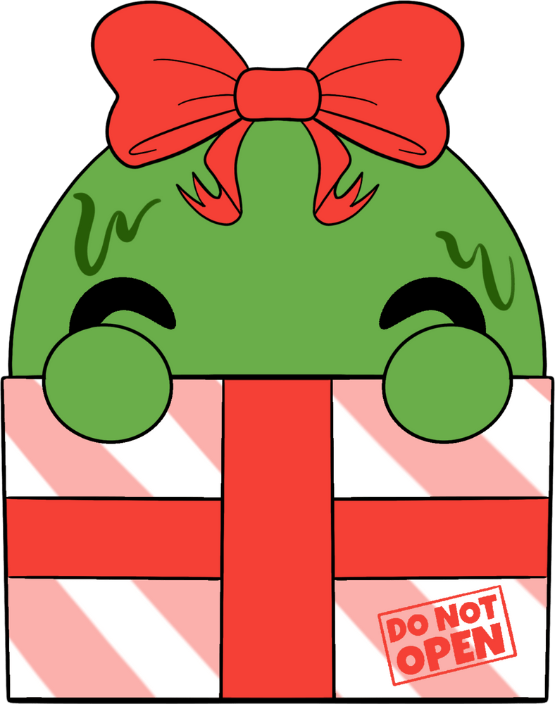 Wrapped Slimecicle Stickie (6in)