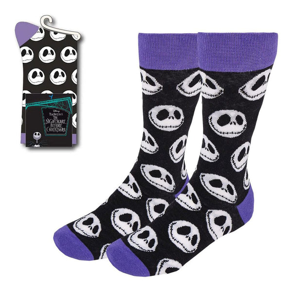 The Nightmare Before Christmas Socks - Purple Jack's Face