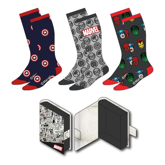Pack of 3 pairs of Marvel Socks