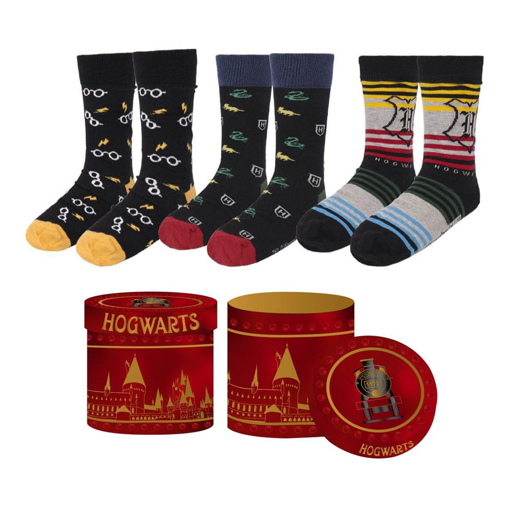 Pack of 3 pairs of Hogwarts socks