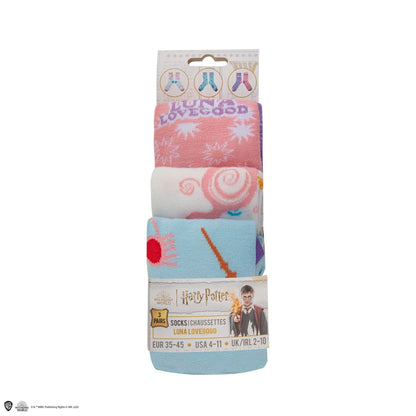 Harry Potter 3-Pack Socks - Luna Lovegood