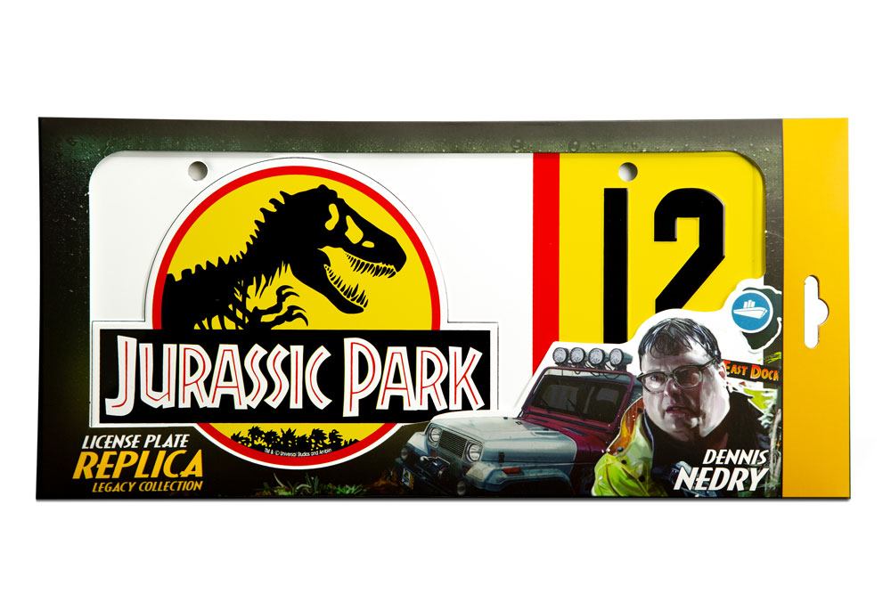 Nummernschild Jurassic Park - Dennis Nedry