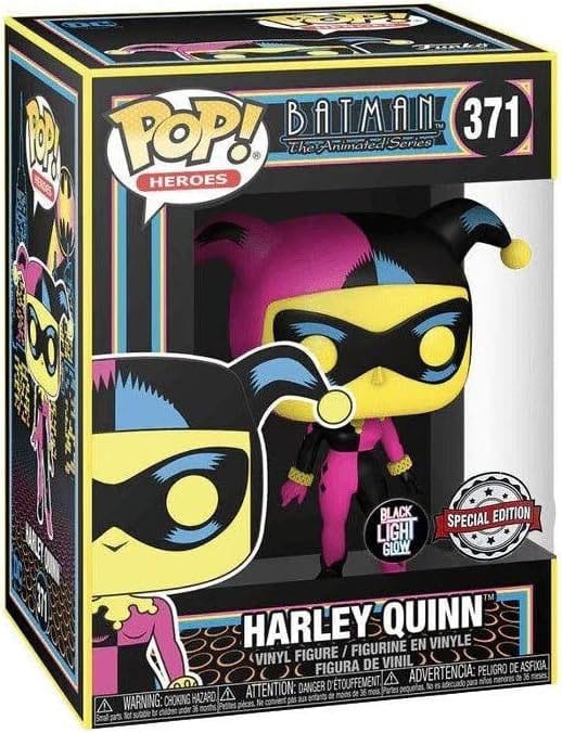 pop harley quinn black light 371