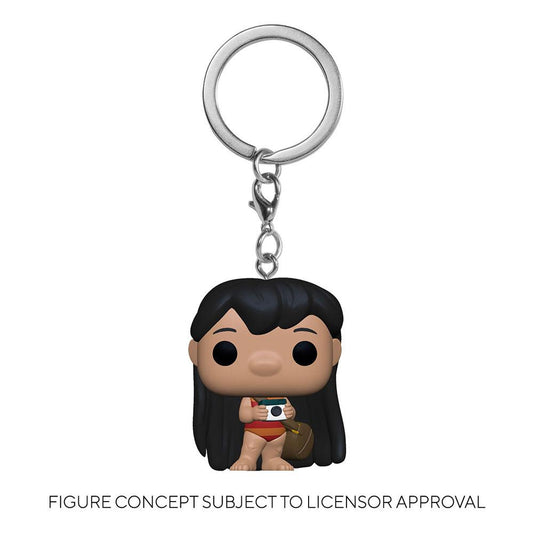 Lilo Pop! Keychain Lilo & Stitch porte-clés Pocket POP! Vinyl Lilo avec appareil photo 4 cm