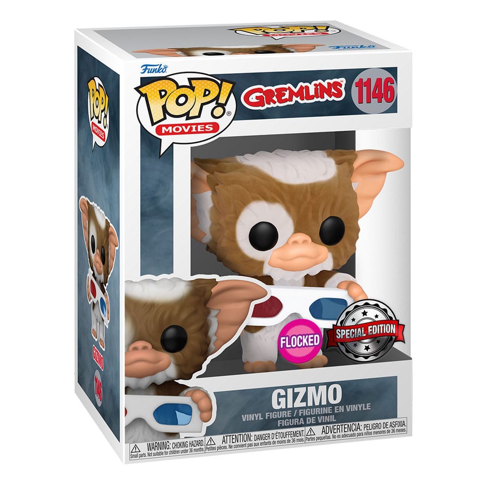 Pop! Gizmo with 3D Glasses (Flocked)