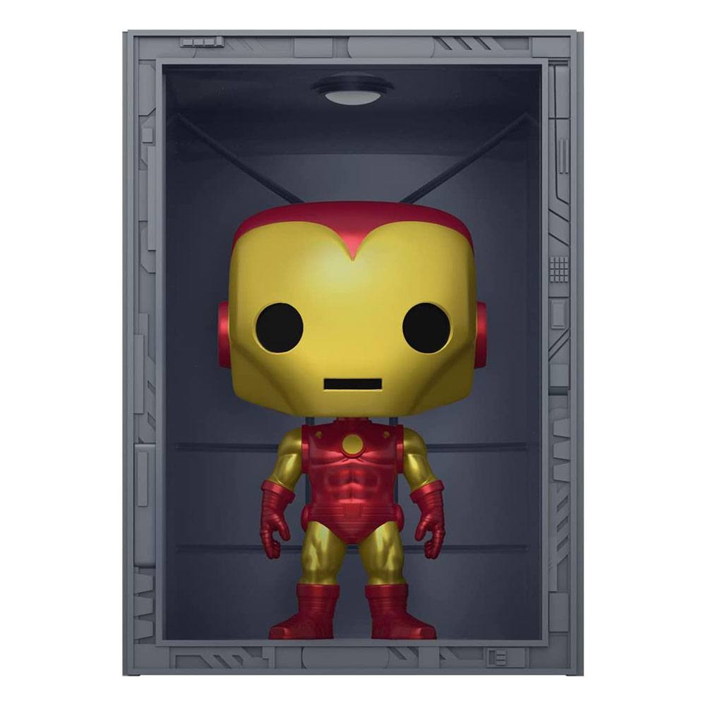 marvel pop deluxe hall of armor iron man model 4 px exclusive