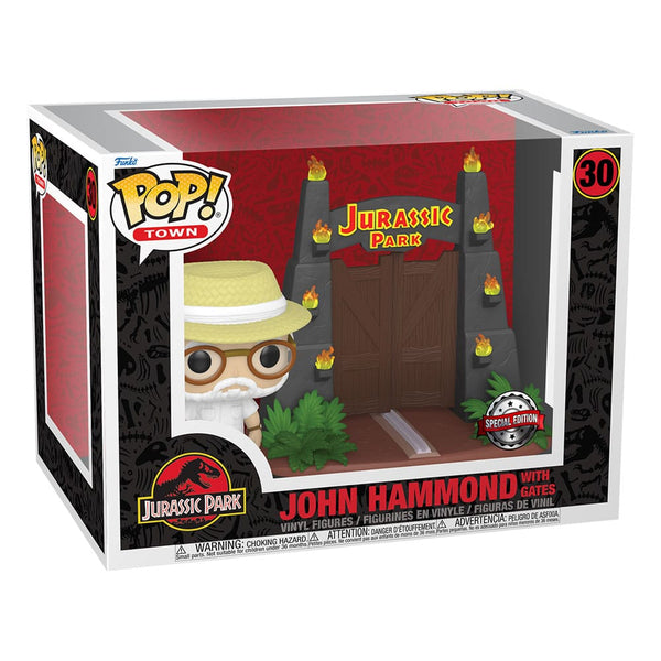 Funko Pop! Town John Hammond au Portes du Park – Jurassic Park