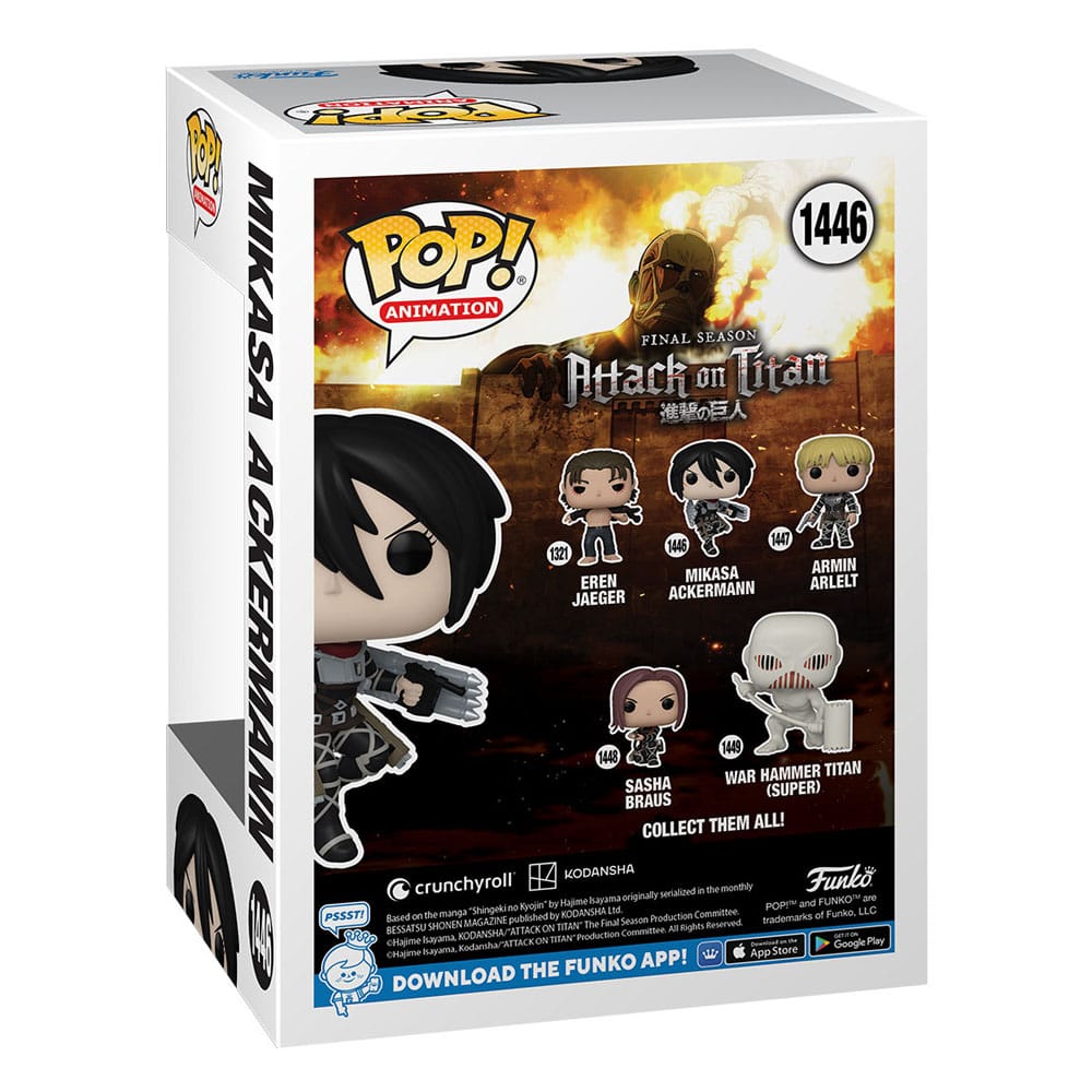 Pop! Mikasa Ackerman