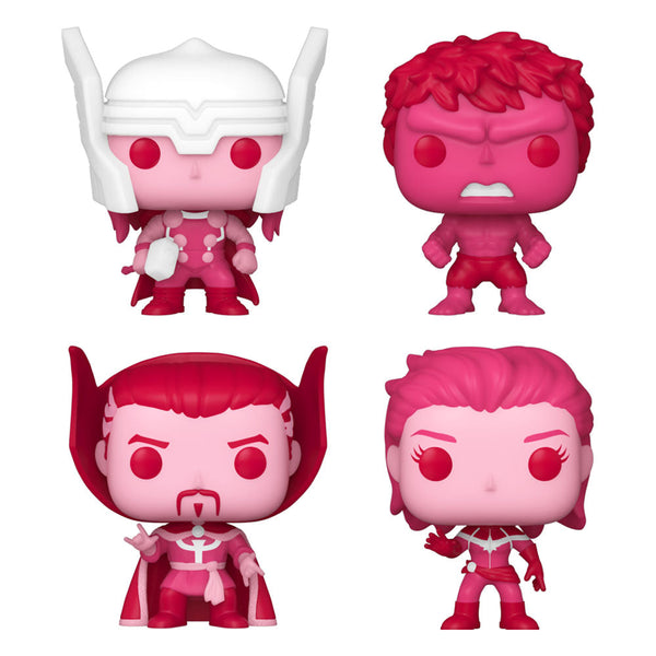 Funko Pocket Pop! Marvel 4 Pack- Saint-Valentin