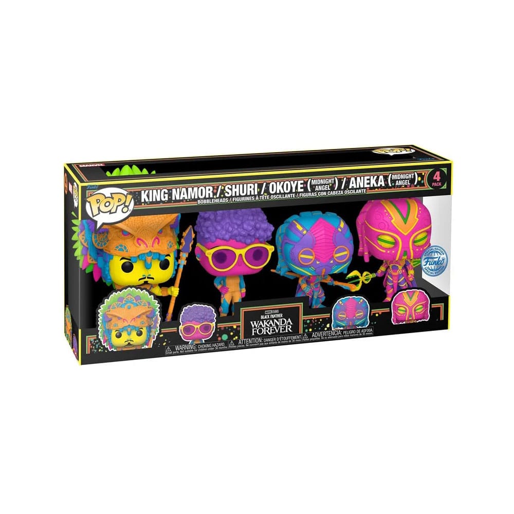 Pop! Black Panther: Wakanda Forever 4-PACK (SE)
