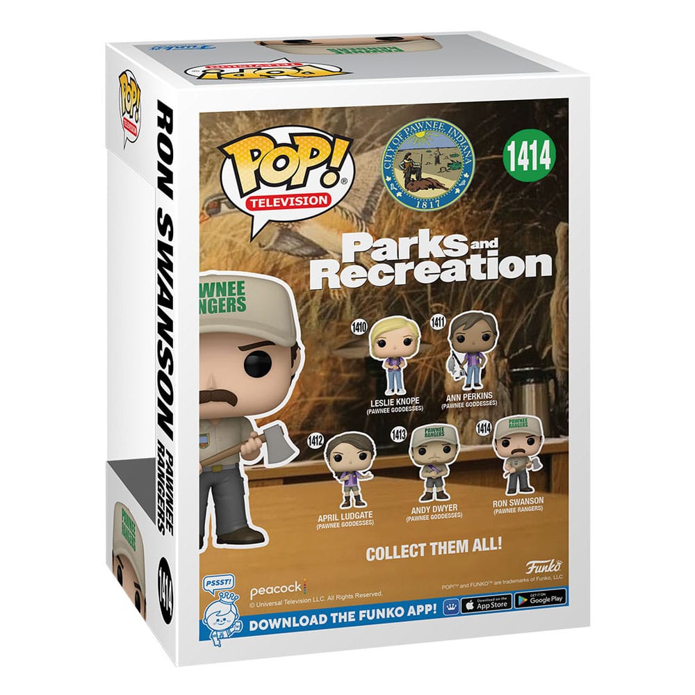 Pop! Ron Swanson Pawnee Rangers