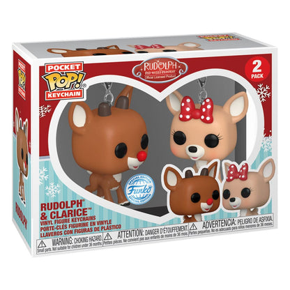 Pop! Keychain Rudolphe & Clarice (SE)