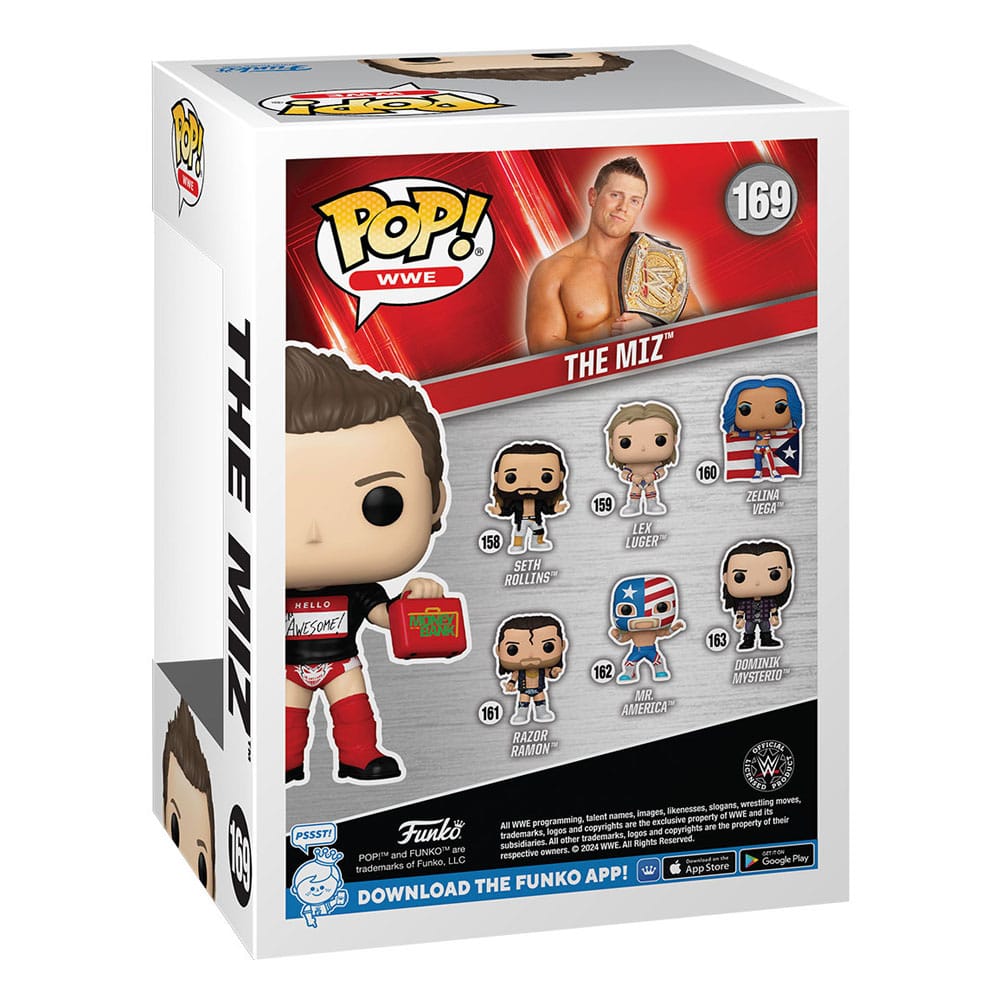 Pop! The Miz with Suitcase of Tickets 
