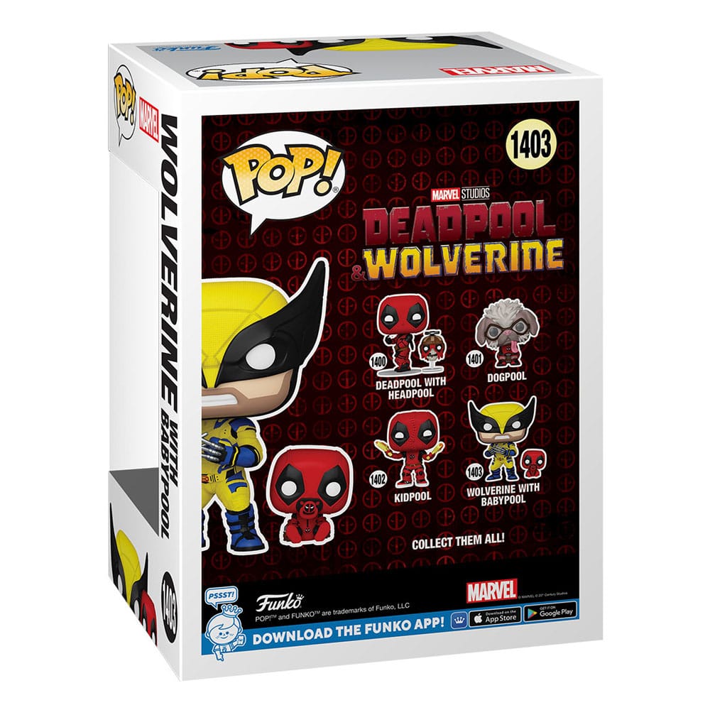 Pop! &amp; Buddy Wolverine with Babypool