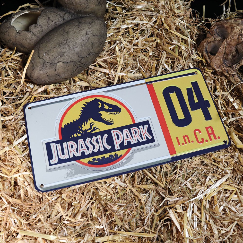 Jurassic Park License Plate - 04