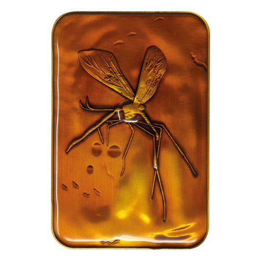 Jurassic Park Collector Metal Ingot - Mosquito in Amber