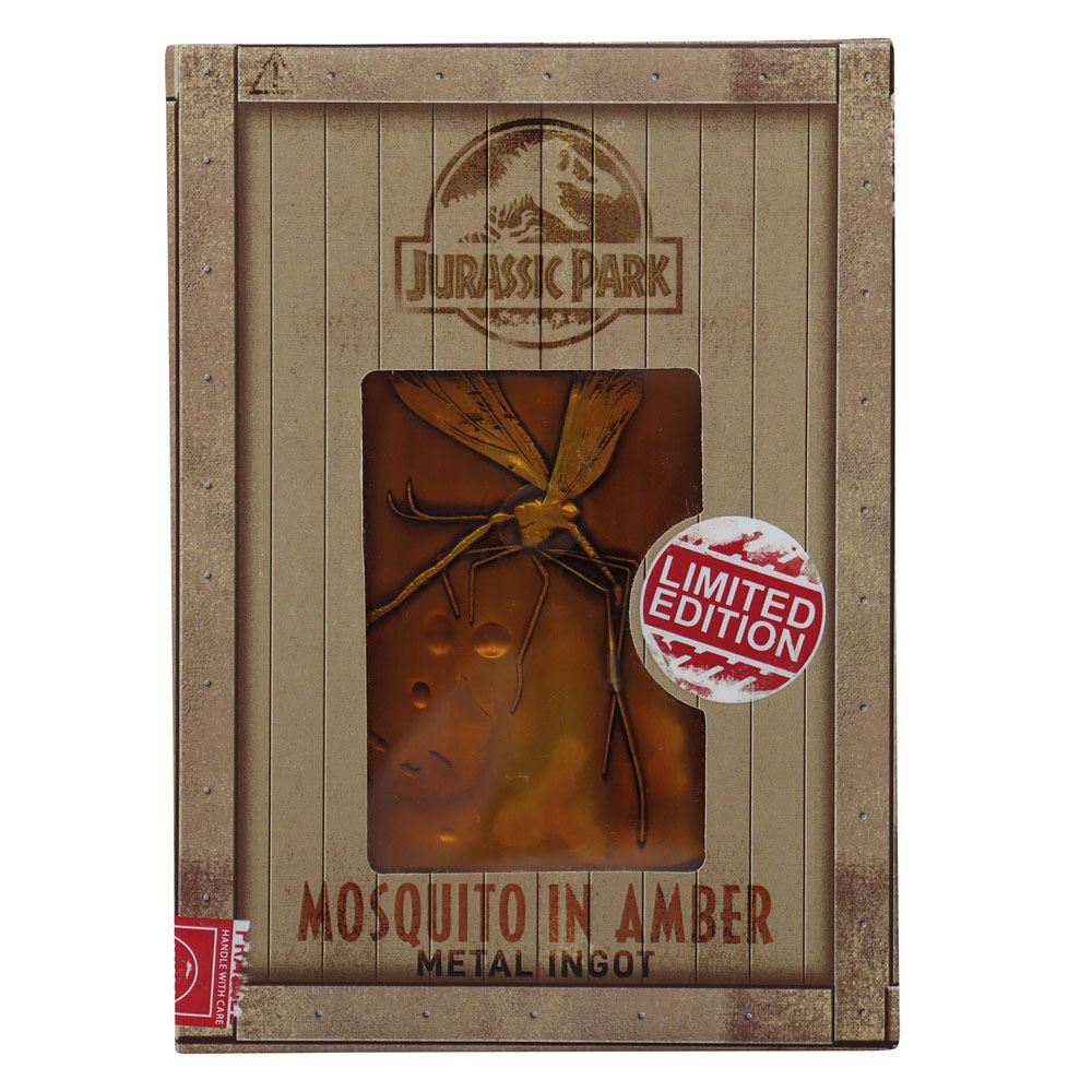 Lingot en métal Collector Jurassic Park - Mosquito in Amber