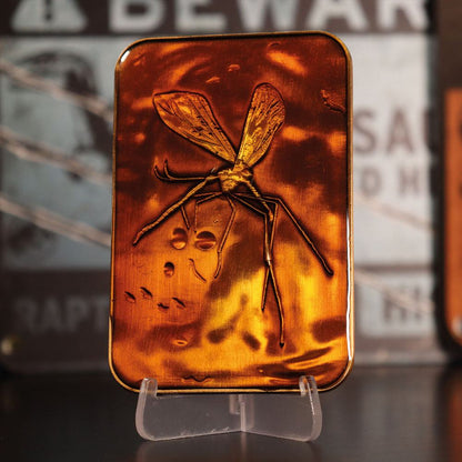 Lingot en métal Collector Jurassic Park - Mosquito in Amber