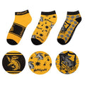 Lot de 3 paires de socquettes Harry Potter - Poufsouffle