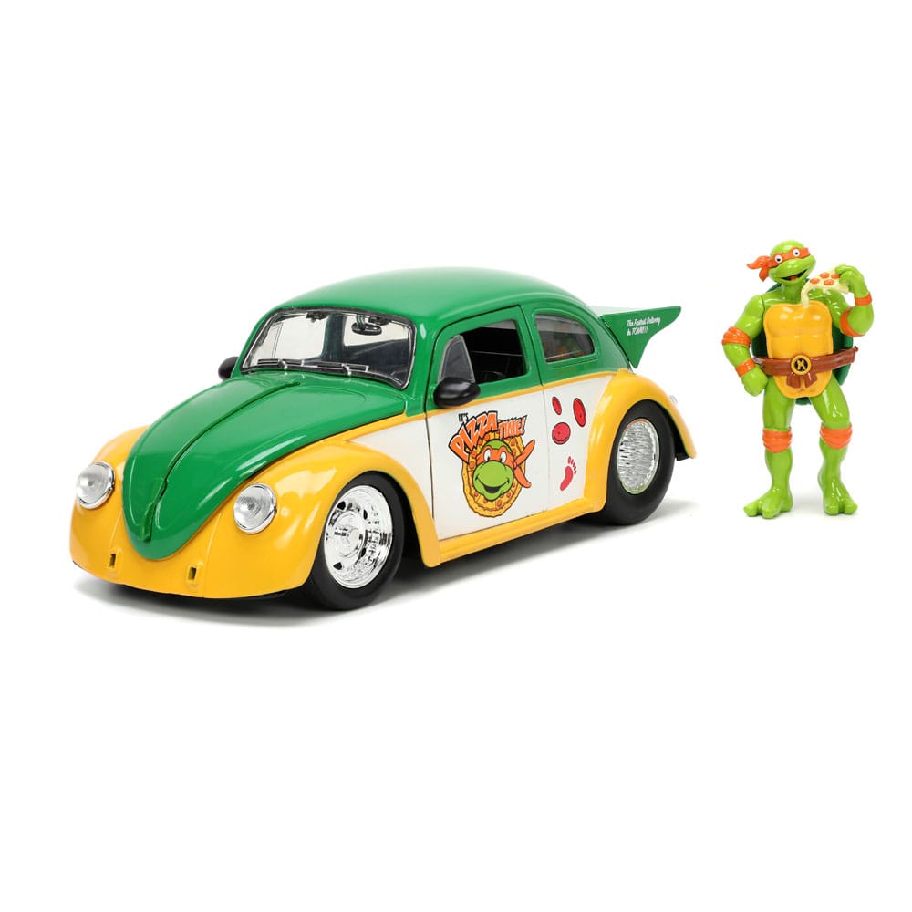 Michelangelo with VW Drag Beetle 