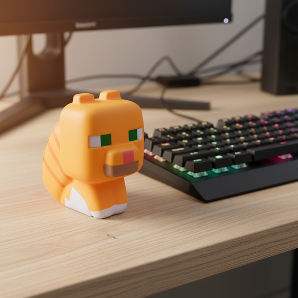 Mega Squishme Minecraft - Tabby Cat