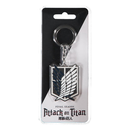 Attack on Titan Metal Keychain - Logo 