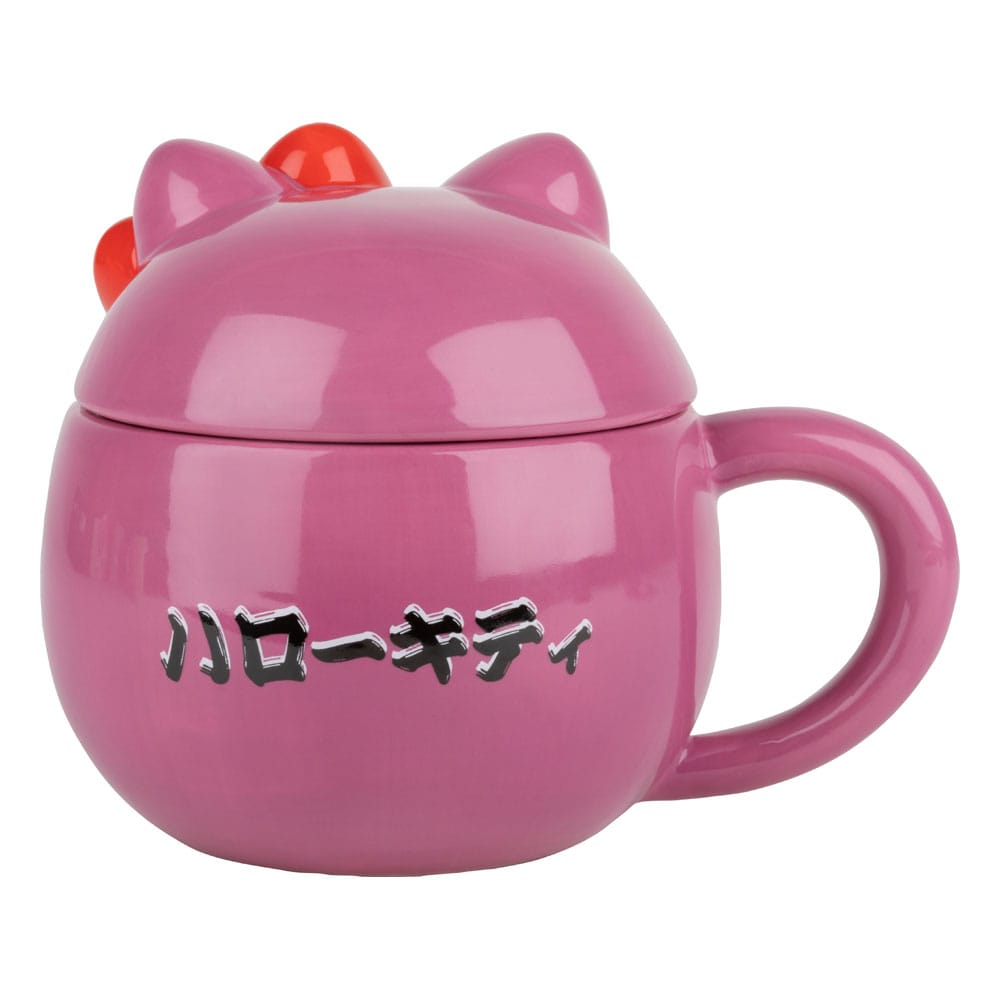Mug 3D Hello Kitty Daruma avec Couvercle – 320 ml