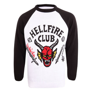 Pull de Noël Stranger Things - Hellfire Club