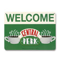 Panneau Métal Friends - Central Perk Welcome