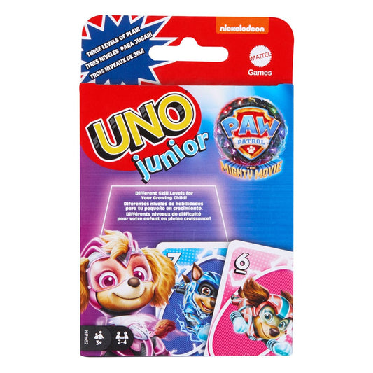 jeu de cartes uno junior patpatrouille le film mattel