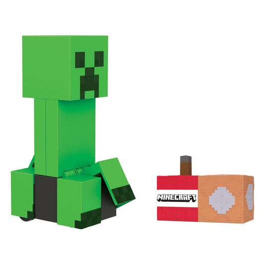 figurine r c minecraft exploding creeper mattel