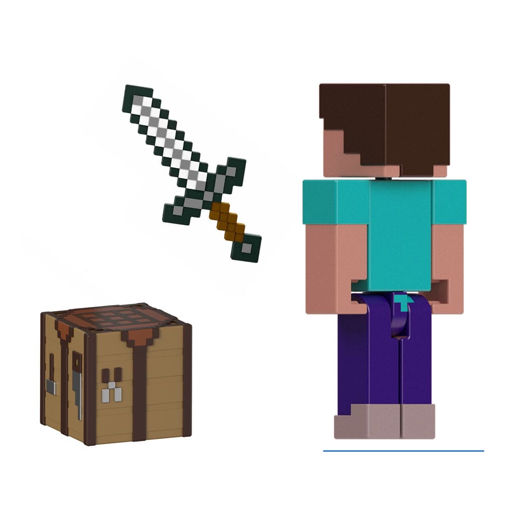 figurine minecraft steve mattel