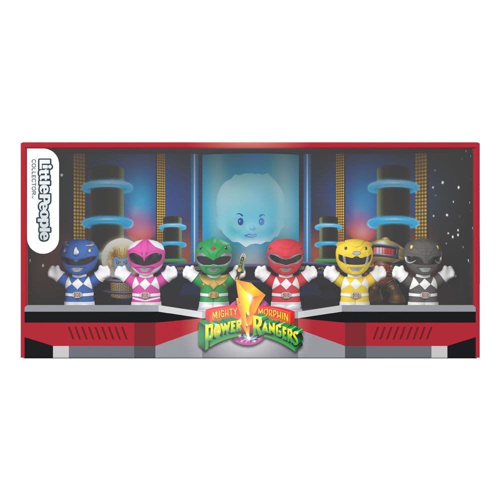 little people collector mighty morphin power rangers 6 pack fisher price