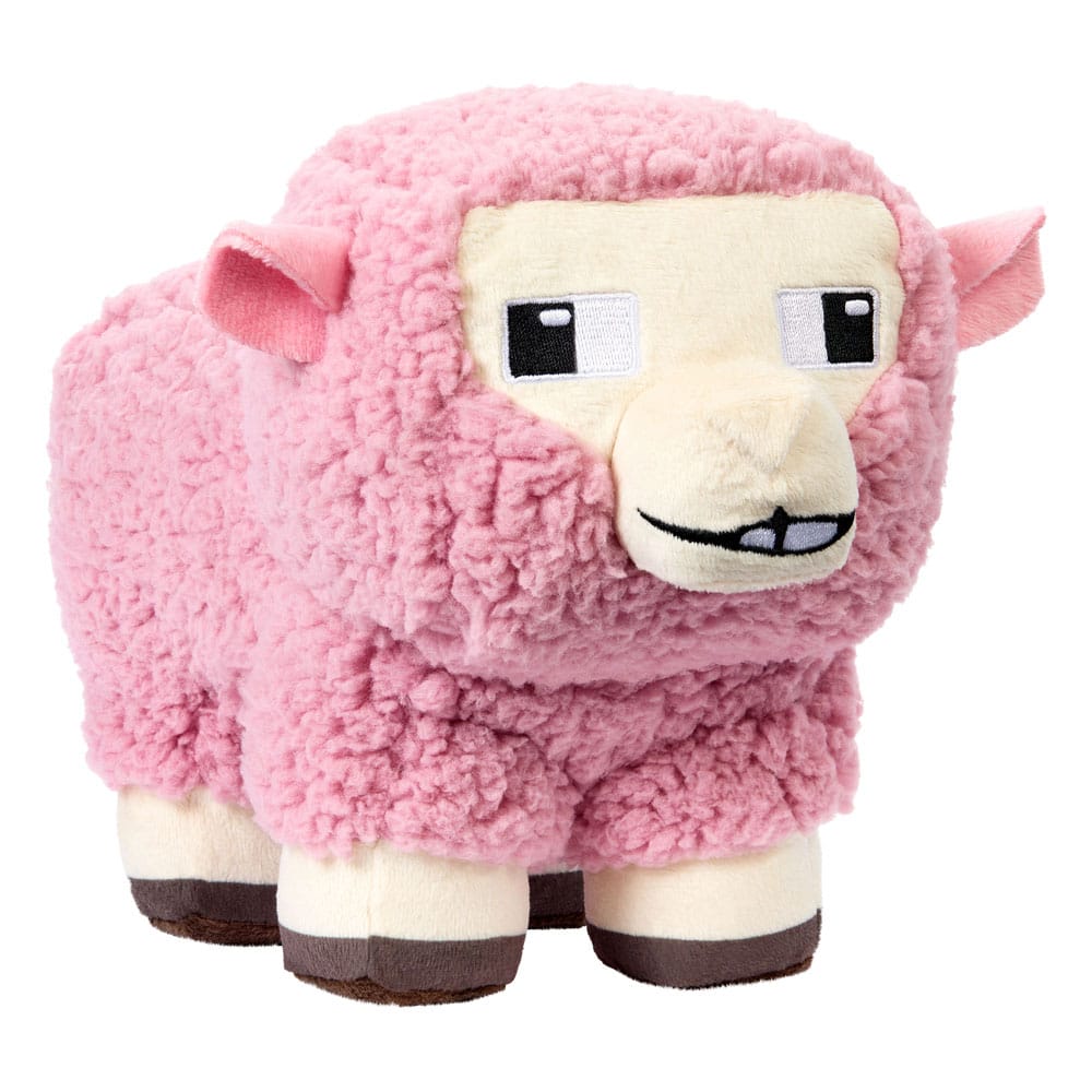 peluche minecraft le film mouton rose mattel