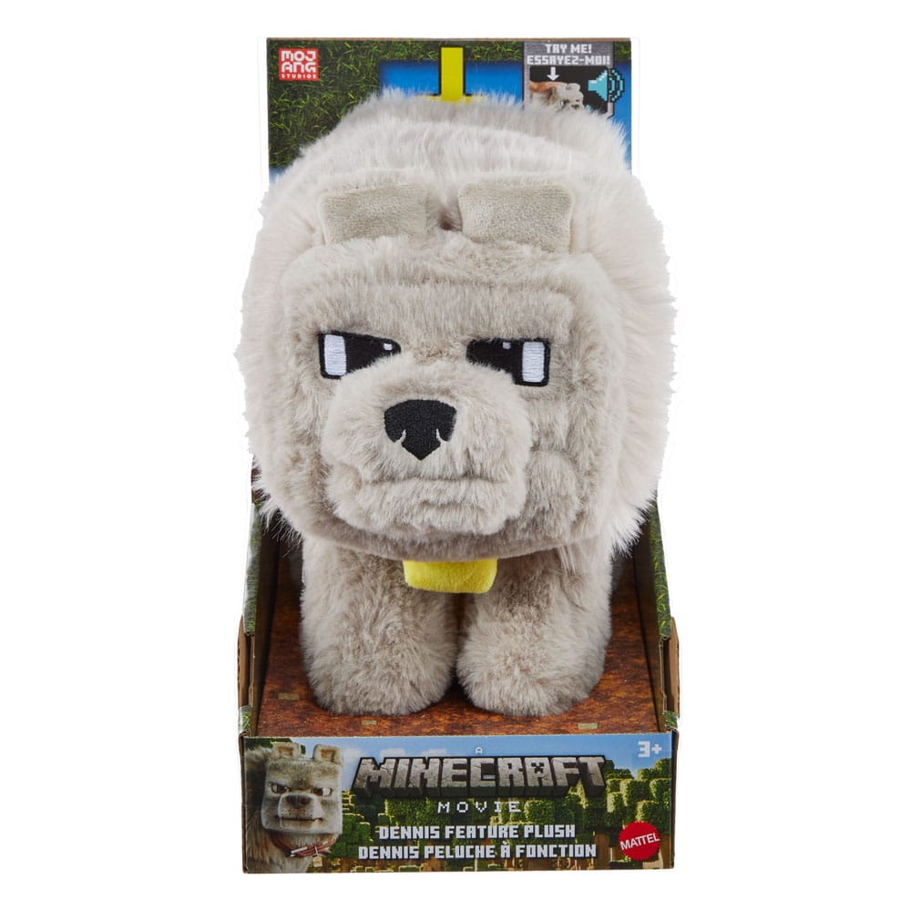 Minecraft: The Movie Sound Plush - Dennis il lupo