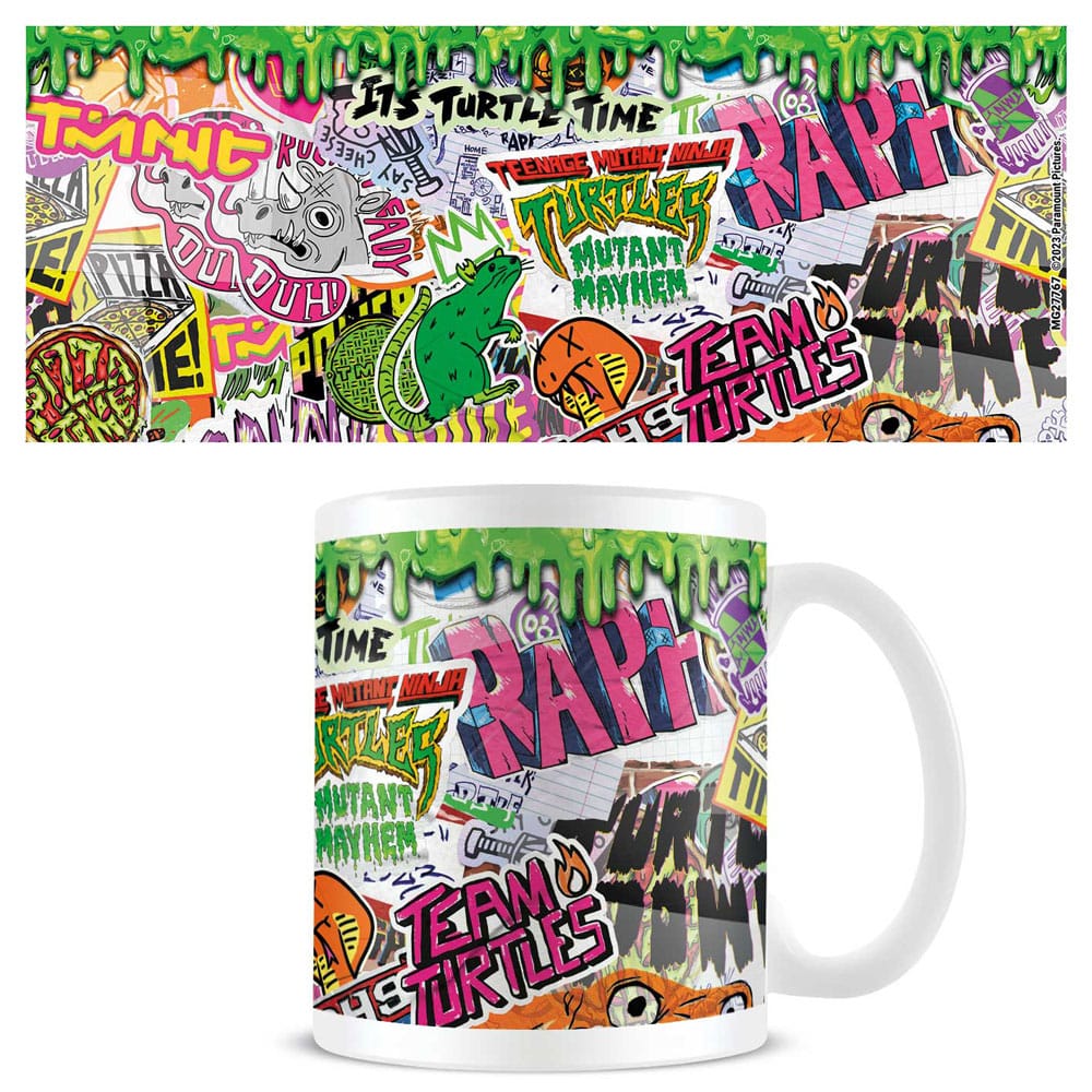 Mutant Mayhem Ninja Turtles Mug - Graffiti