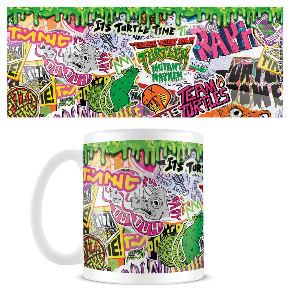 Mutant Mayhem Ninja Turtles Mug - Graffiti