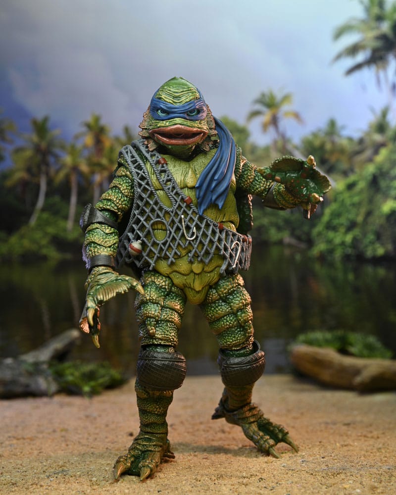 Leonardo as the Creature - Universal Monsters x Ninja Turtles 