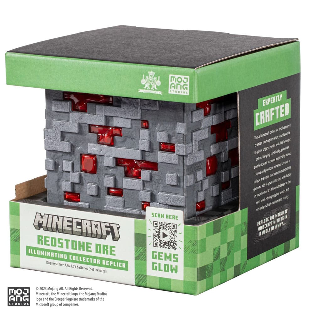Replica di Minecraft - Minerale di pietra rossa luminosa